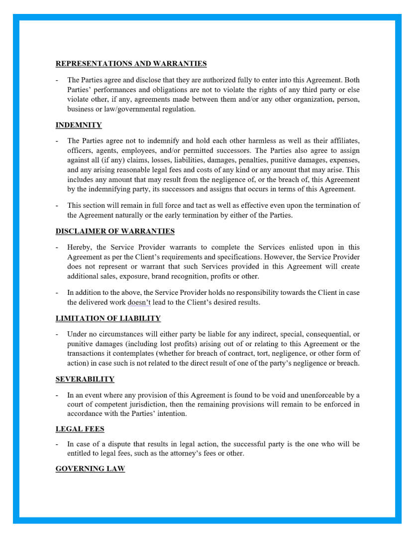 Work For Hire Contract Template