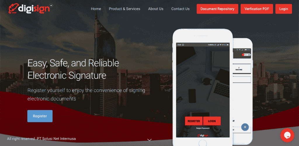 Digisign is a highly-secure online signature platform.