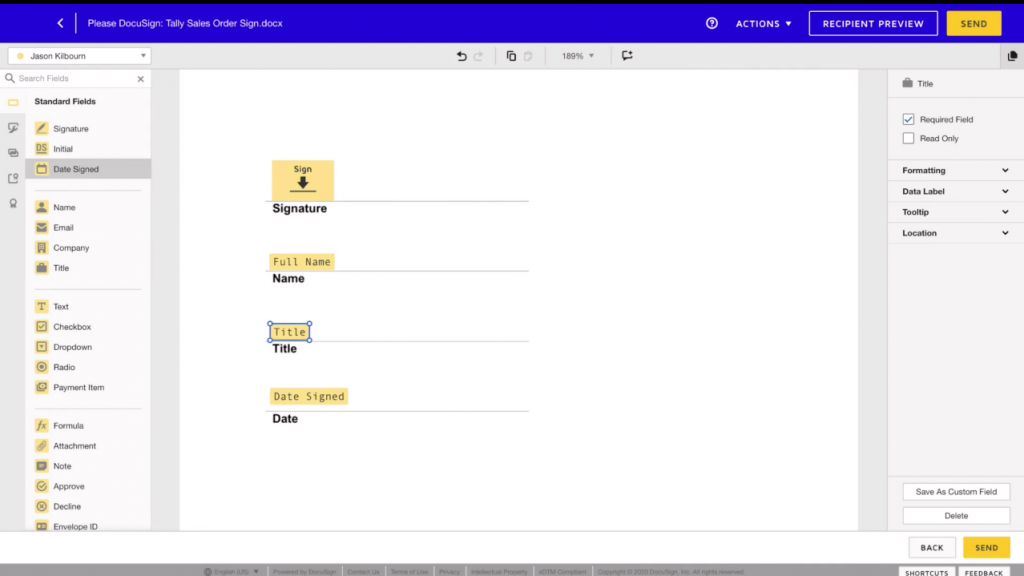 How to sign documents using DocuSign