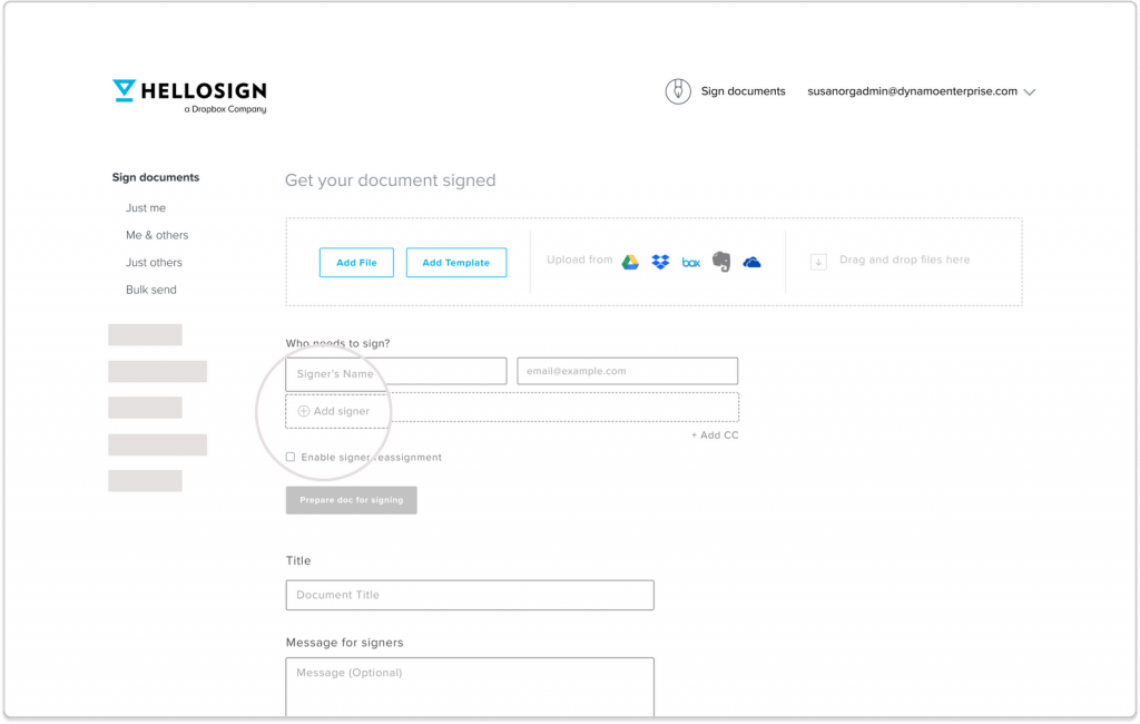 How to sign documents using HelloSign