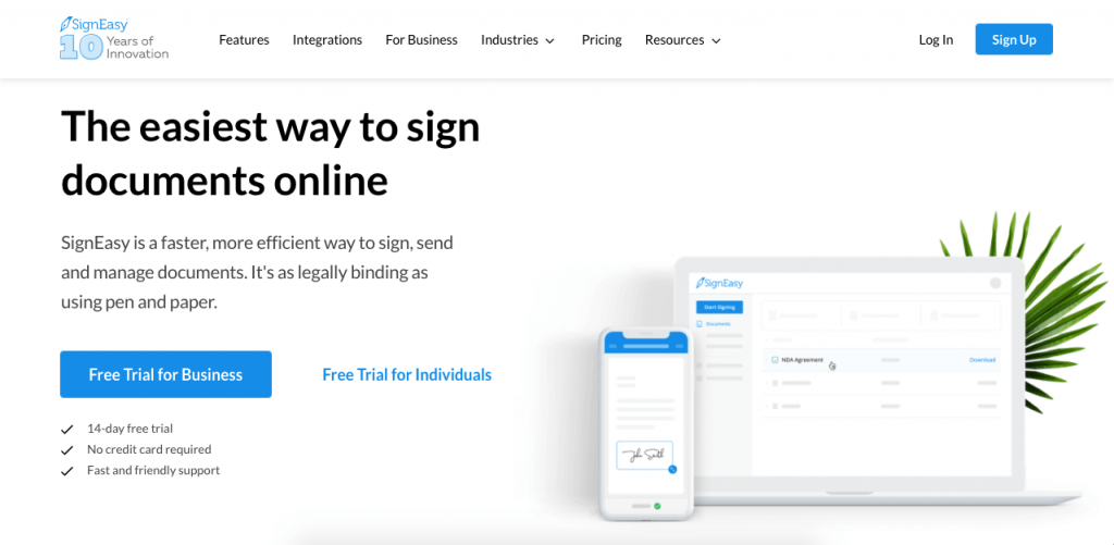 free digital signature free trial