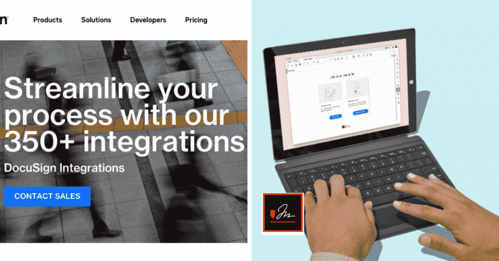 Both Adobe Sign and DocuSign have a list of powerful integrations that make it easy to upload documents and use business-related software with their tools.