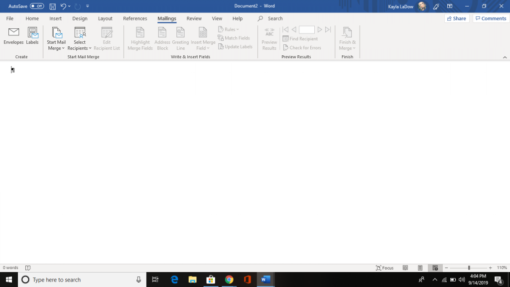 how to create a digital signature in word