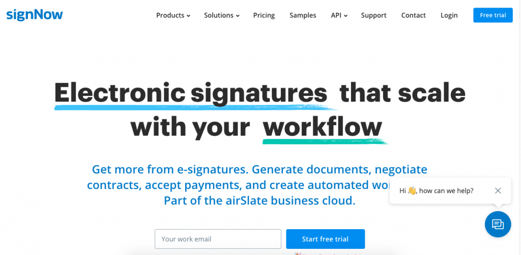 SignNow is a good DocuSign alternative for anyone looking for a simple platform.