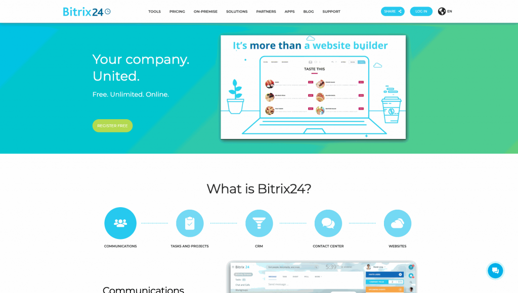 With Bitrix24, users can create customizable quotes and bills to collect payments 