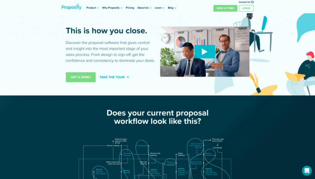 With Proposify, you can build memorable contracts and quotes without any design knowledge.