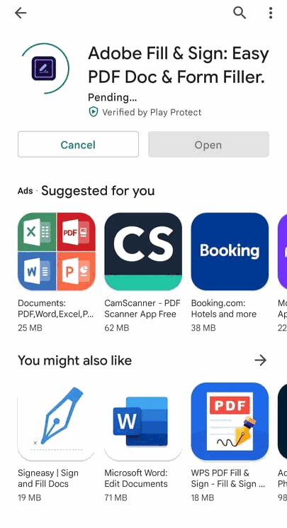 Adobe Fill & Sign App