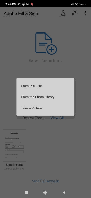 Upload PDF File