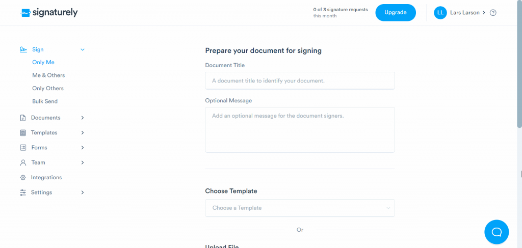 Prepare your document for signing