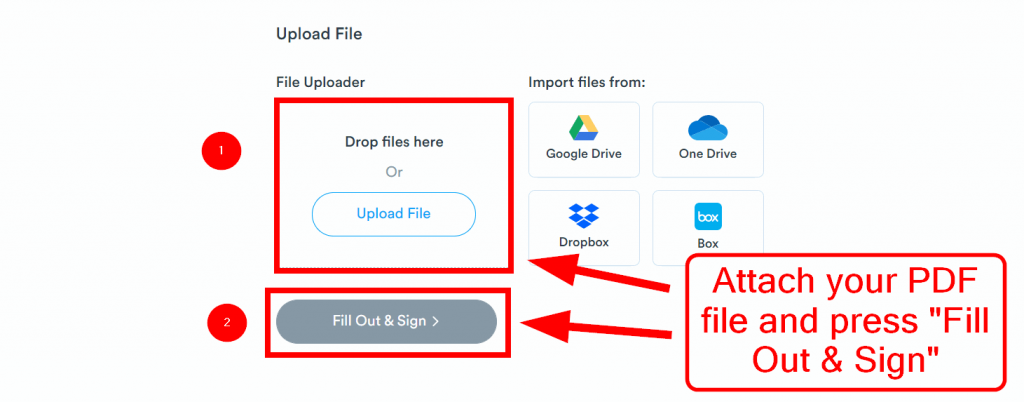 Upload your file