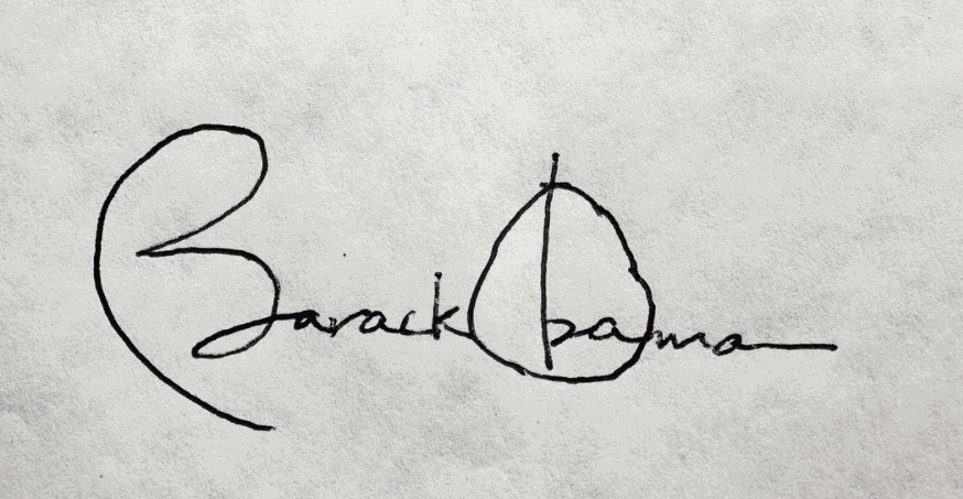 Barack Obama Signature