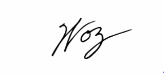 Steve Wozniak Signature