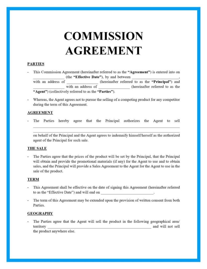 Legal Agreement Template