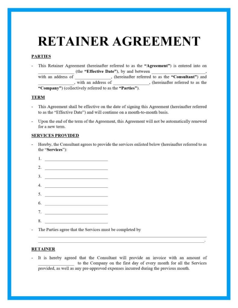 Legal Agreements Templates