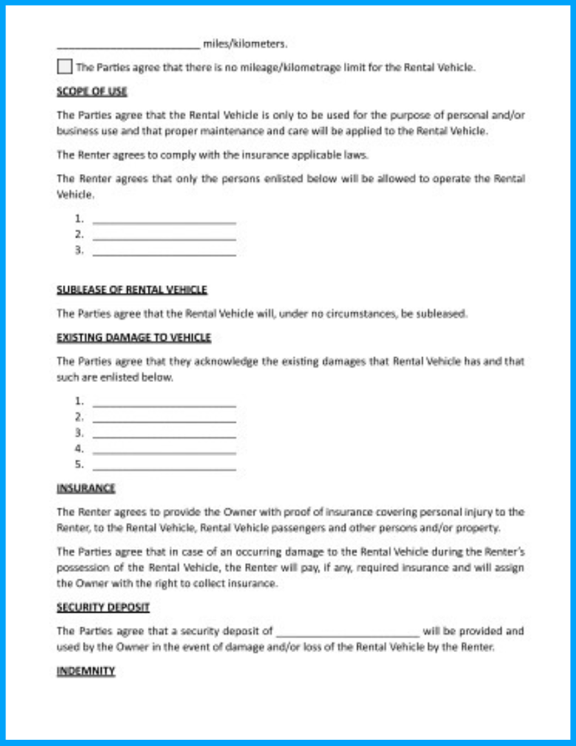 Free Car Rental Agreement Template to Help You Win More Clients (2024)