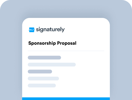 Sponsorship Proposal