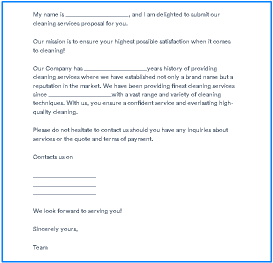 Free Cleaning Proposal Template To Win More Clients   Cleaning Proposal 2 