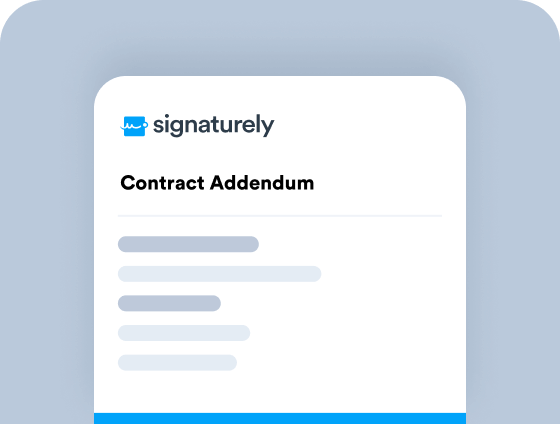 Contract Addendum