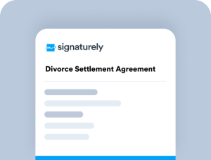 Divorce Settlement Agreement