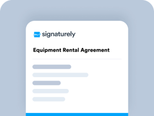 Equipment Rental Agreement