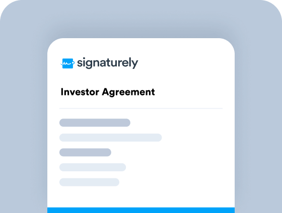 Investor Agreement