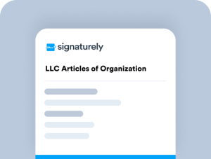 LLC Articles of Organization