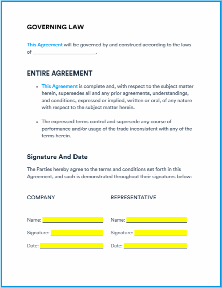 revenue sharing agreement template