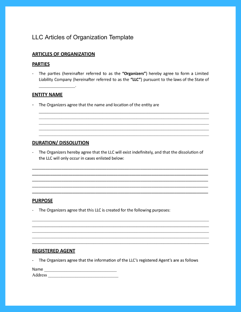articles-of-organization-template