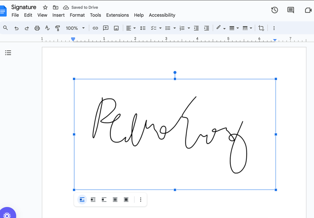 signature-on-google-docs