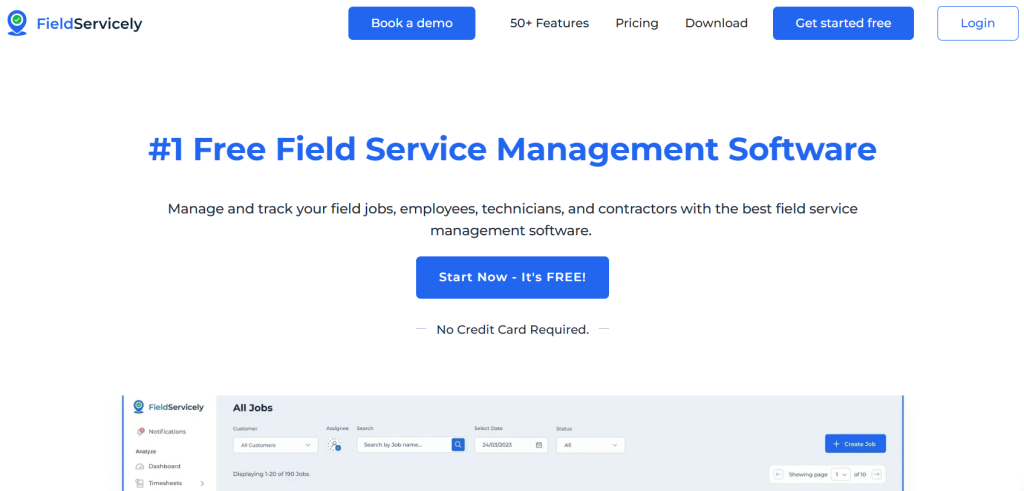FieldServicely screenshot