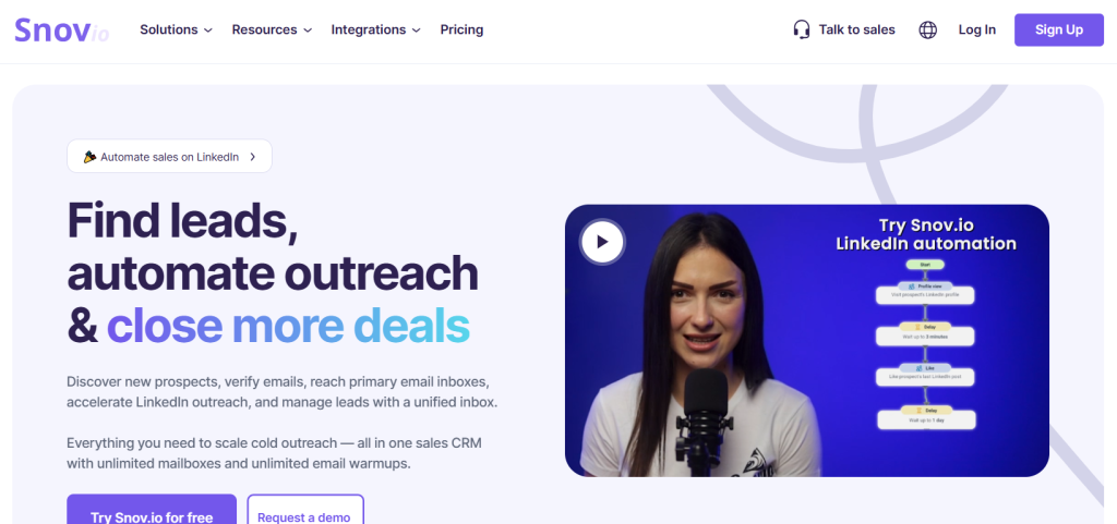 Snov.io screenshot