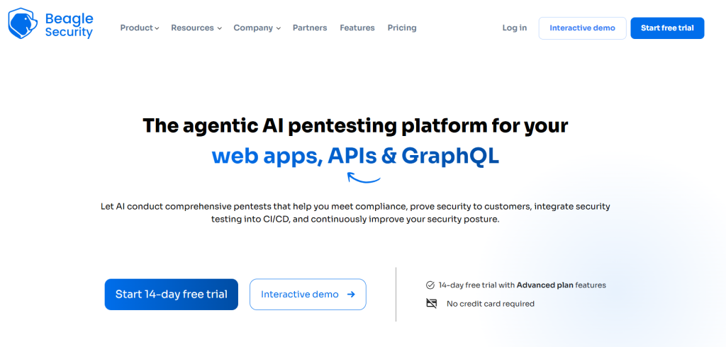 Beagle Security screenshot