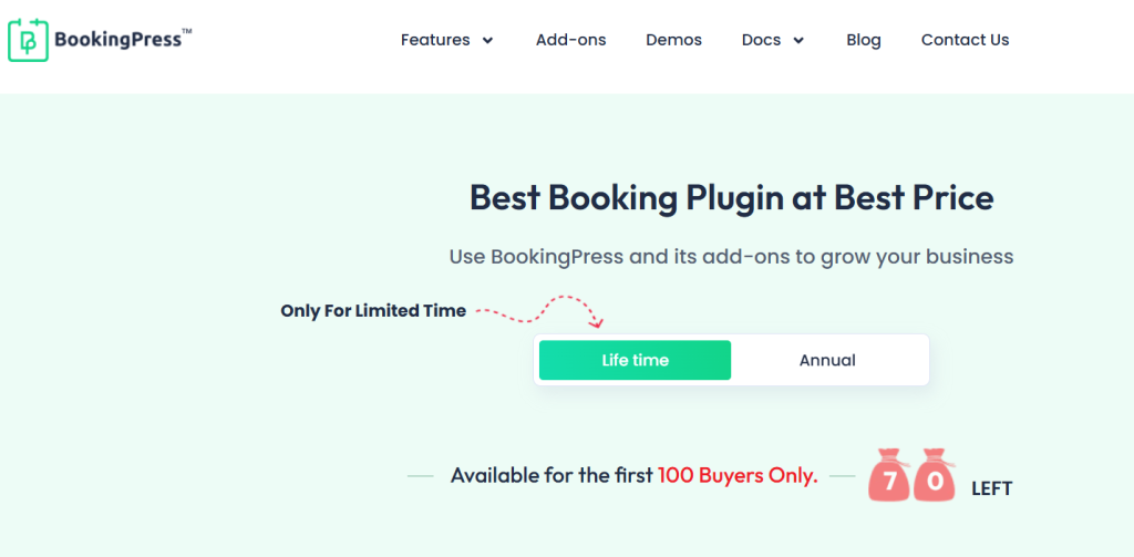 BookingPress screenshot