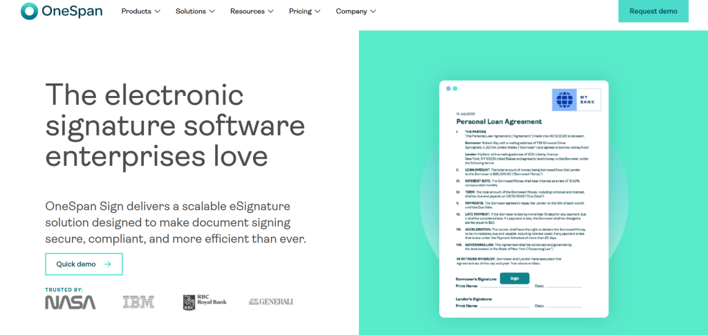 13. OneSpan Sign