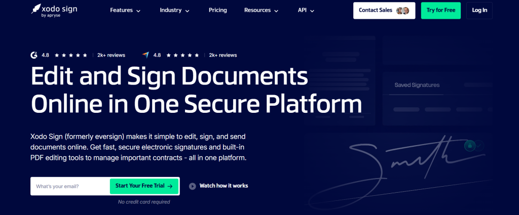 9. Xodo Sign